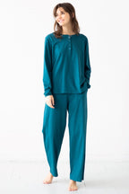 Straight Leg Pants in Pima Cotton - Che Cose Belle