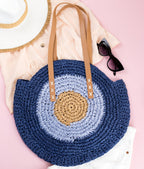 Straw Circle Tote - Che Cose Belle