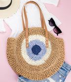 Straw Circle Tote - Che Cose Belle