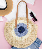 Straw Circle Tote - Che Cose Belle