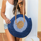 Straw Circle Tote - Che Cose Belle