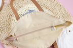 Straw Circle Tote - Che Cose Belle