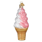 Strawberry Swirl Soft Serve Ornament - Che Cose Belle