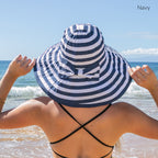 Stripe Bow Accent Sunhat - Che Cose Belle