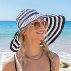 Stripe Bow Accent Sunhat - Che Cose Belle
