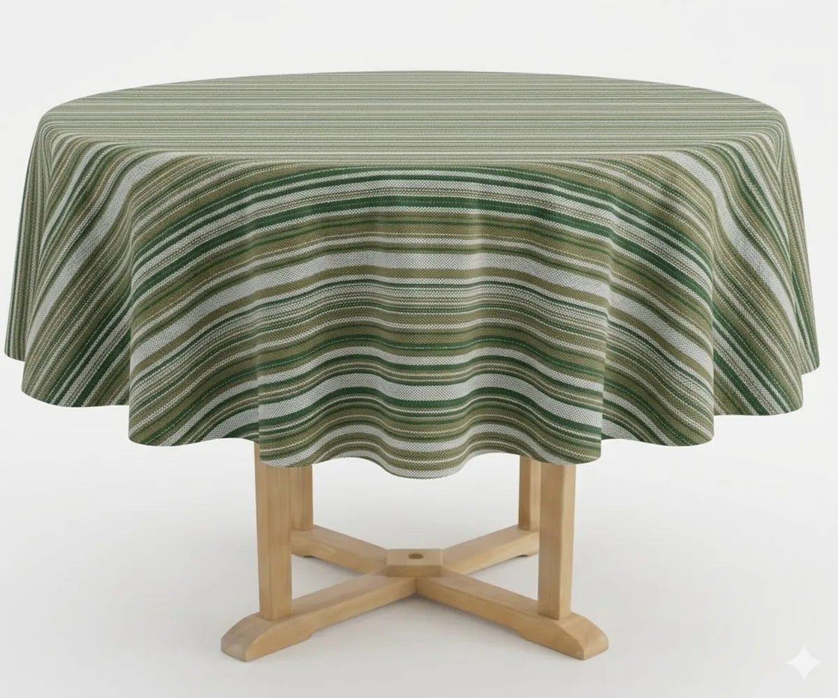 Striped Round Tablecloth - Cotton - Che Cose Belle
