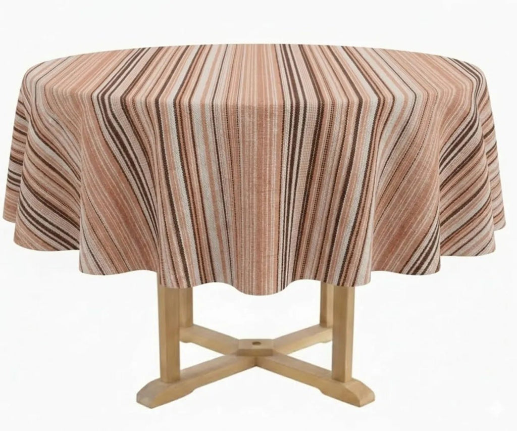 Striped Round Tablecloth - Cotton - Che Cose Belle