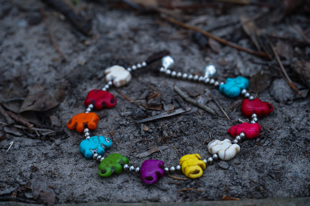 Stylish Boho Silver Elephant Anklet For Women And Girls