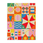 Summer Beach Lifestyle 500-Piece Jigsaw Puzzle by Jen Du - Che Cose Belle