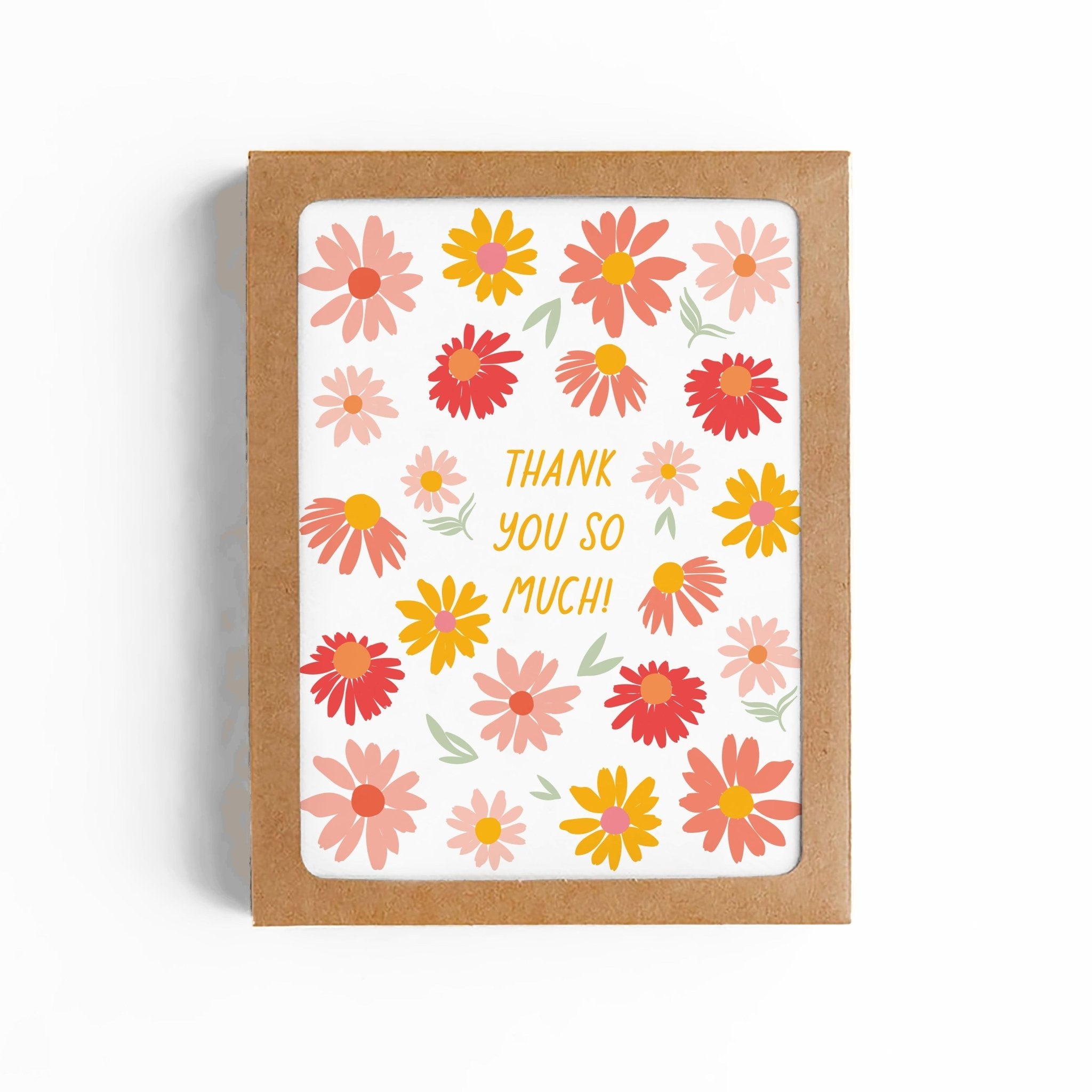 Summer Garden Thank You Card - Box Set of 8 Cards - Che Cose Belle