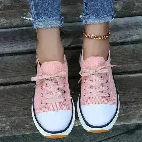 Summer Knitted Breathable Sneakers Women's Vulcanize Shoes - Che Cose Belle