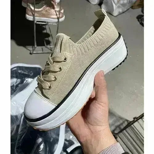 Summer Knitted Breathable Sneakers Women's Vulcanize Shoes - Che Cose Belle
