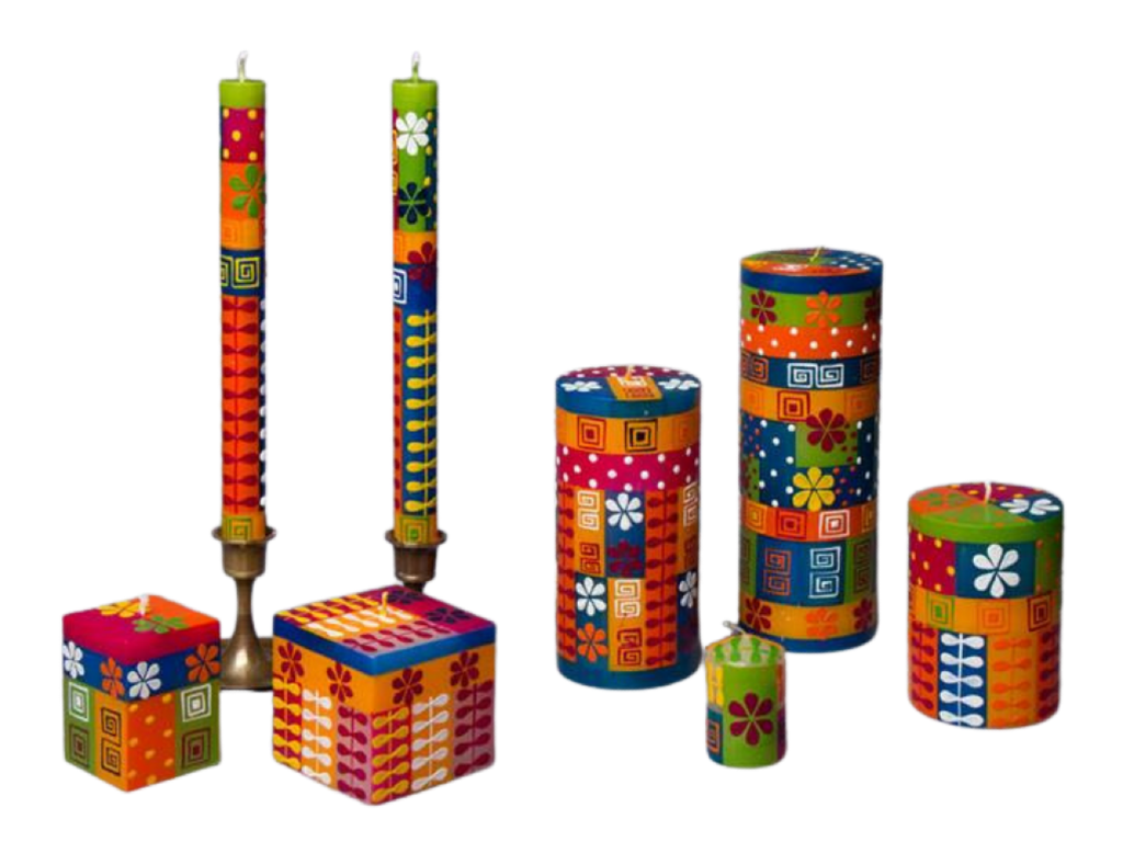 Summer Painted Candles - Che Cose Belle