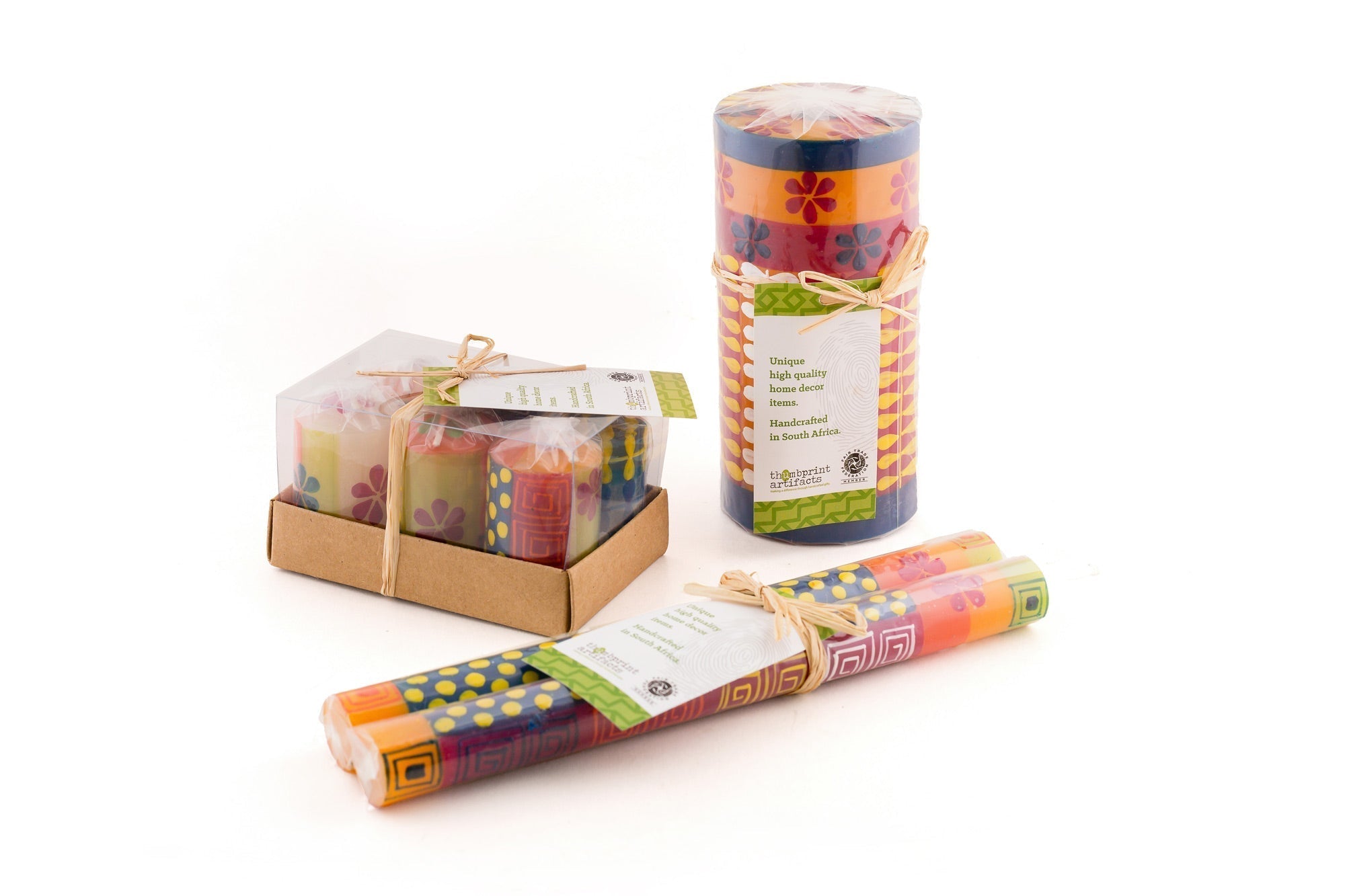 Summer Painted Candles - Che Cose Belle