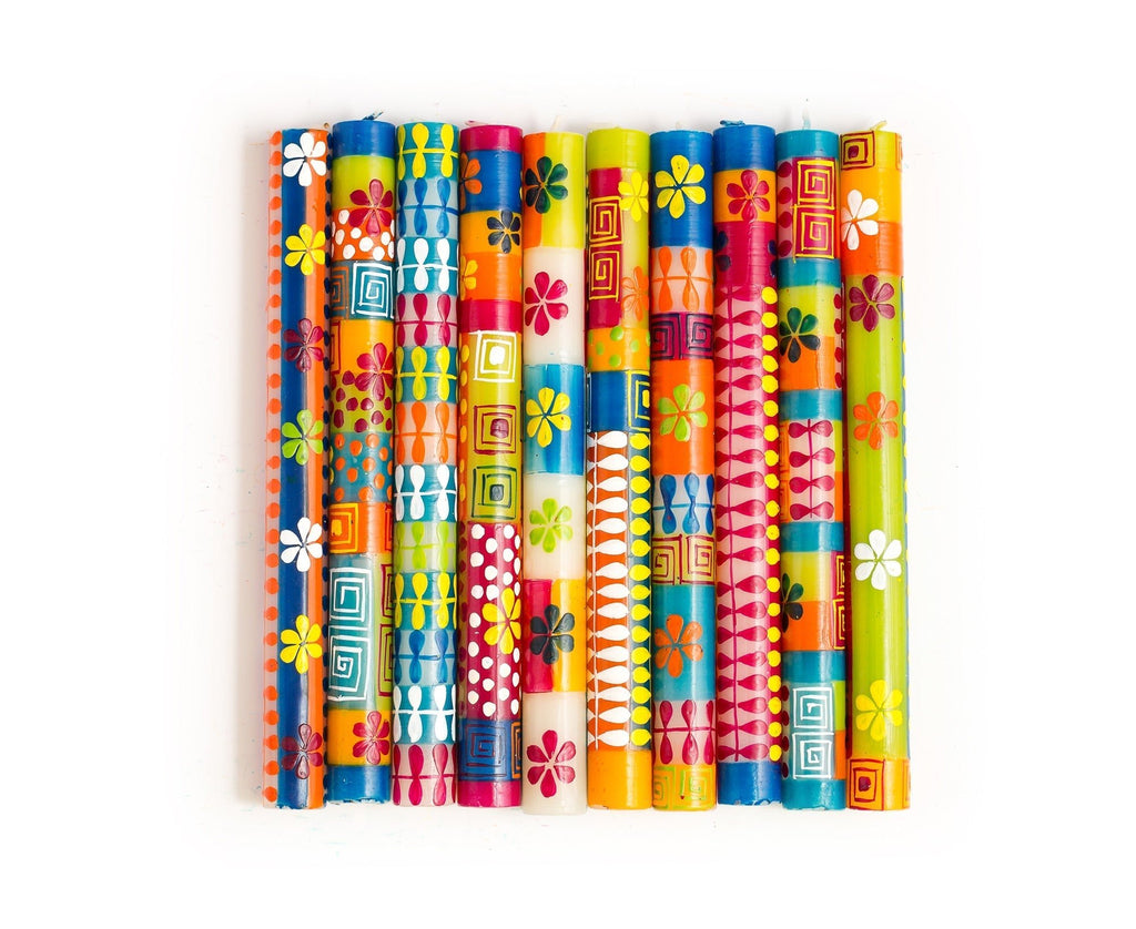 Summer Painted Candles - Che Cose Belle