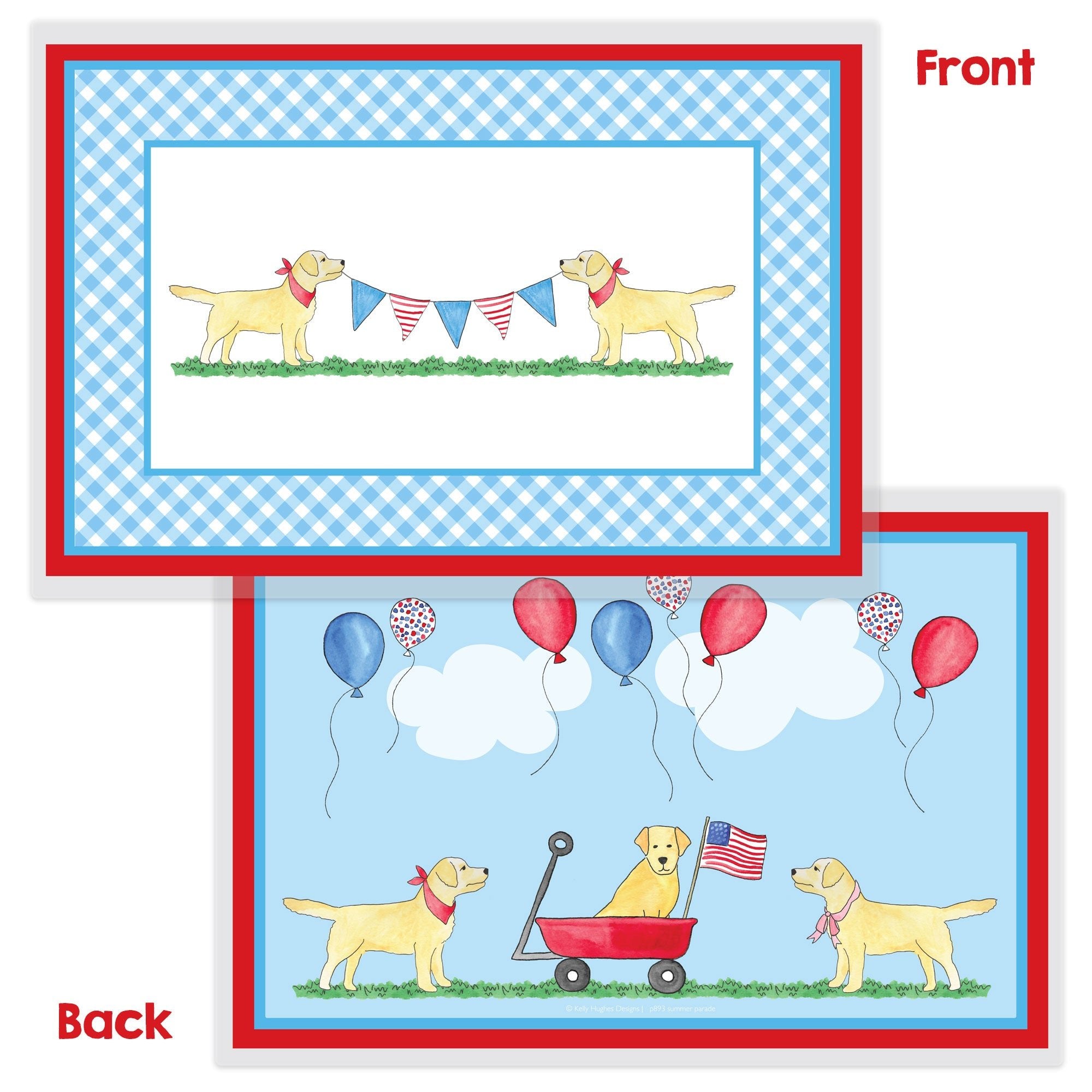 Summer Parade Kids Placemat - Che Cose Belle