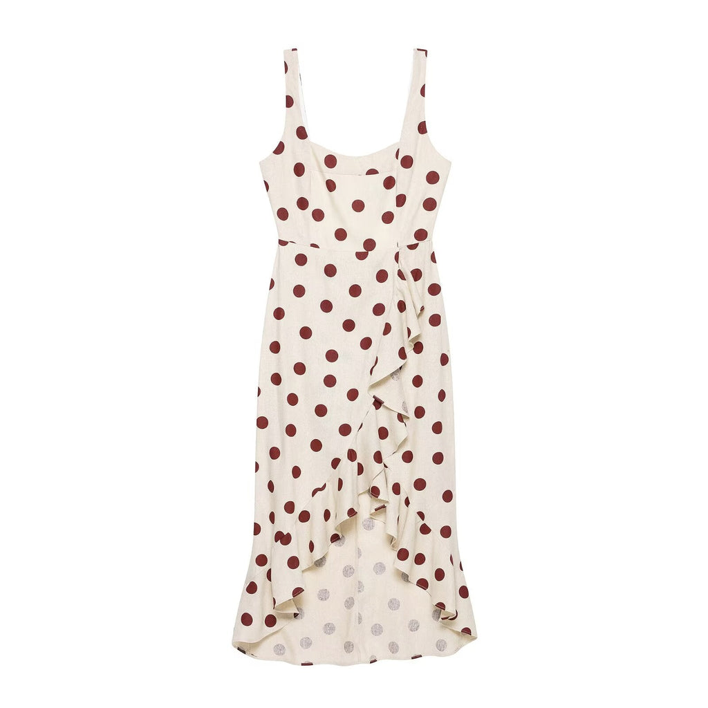Summer Women Sexy Polka Dot Sleeveless Strap Dress - Che Cose Belle
