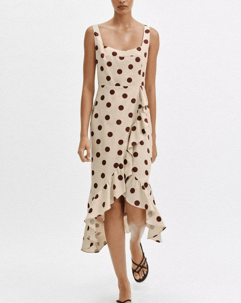 Summer Women Sexy Polka Dot Sleeveless Strap Dress - Che Cose Belle