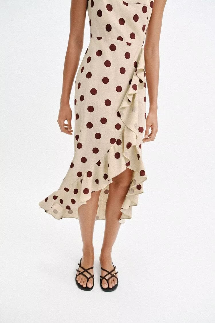 Summer Women Sexy Polka Dot Sleeveless Strap Dress - Che Cose Belle