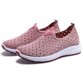 Summer Womens Shoes Breathable Mesh Sneakers Slip On Flats Espadrilles Fashion Trainers Women Comfortable Pink Couple Shoes Outdoor Walking Footwear Shoes - Che Cose Belle