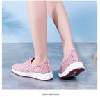 Summer Womens Shoes Breathable Mesh Sneakers Slip On Flats Espadrilles Fashion Trainers Women Comfortable Pink Couple Shoes Outdoor Walking Footwear Shoes - Che Cose Belle