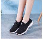 Summer Womens Shoes Breathable Mesh Sneakers Slip On Flats Espadrilles Fashion Trainers Women Comfortable Pink Couple Shoes Outdoor Walking Footwear Shoes - Che Cose Belle