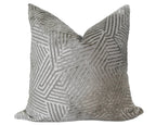 Sun Dial Pillow Cover - Silver - Che Cose Belle