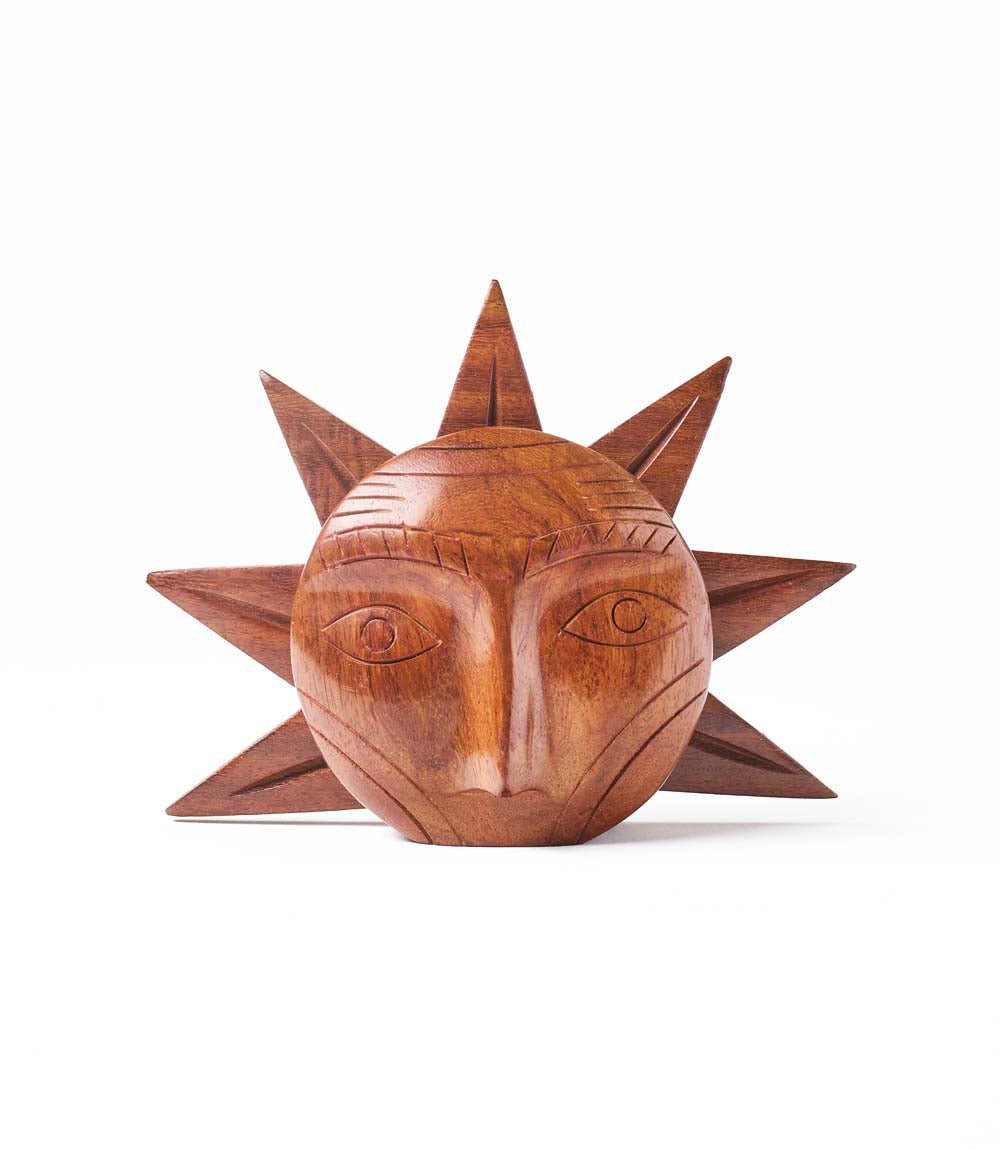 Sun Eyeglass Holder Stand - Handcrafted Sheesham Wood - Che Cose Belle