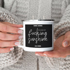 16oz Reusable Metal Candle Mug Scented Soy Candle Gift