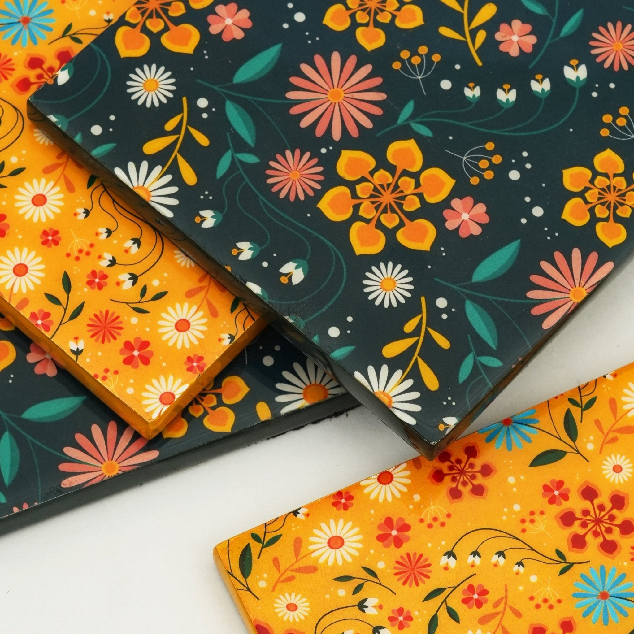 Sunburst Bloom Coasters - Che Cose Belle