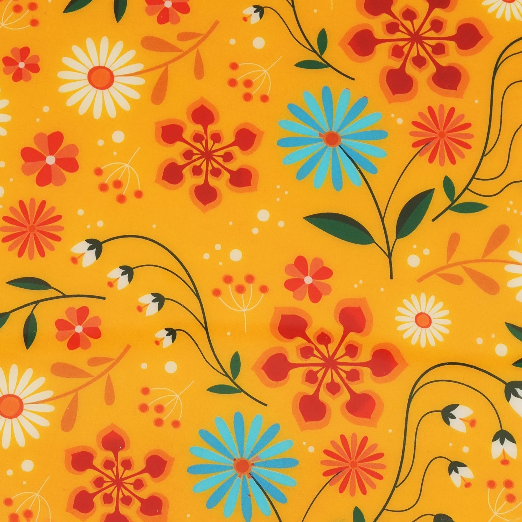 Sunburst Bloom Inlay Yellow Cake Stand - Che Cose Belle