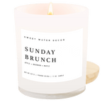 Sunday Brunch Soy Candle - White Jar - 11 oz - Che Cose Belle