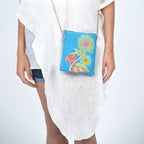Sunflower Sling Bag - Blue - Che Cose Belle
