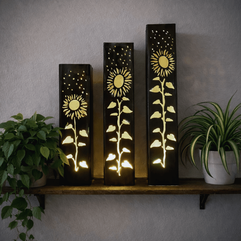 Sunflowers Under the Stars Indoor Luminary | Multiple Sizes - Che Cose Belle