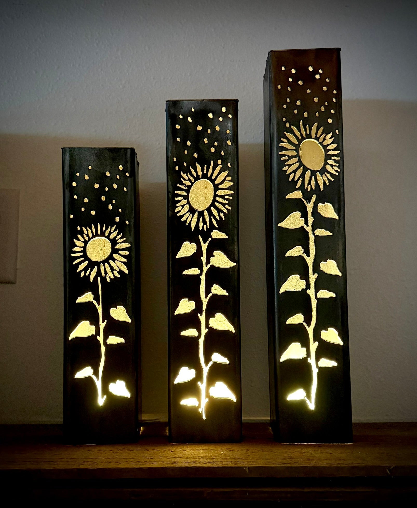 Sunflowers Under the Stars Indoor Luminary | Multiple Sizes - Che Cose Belle