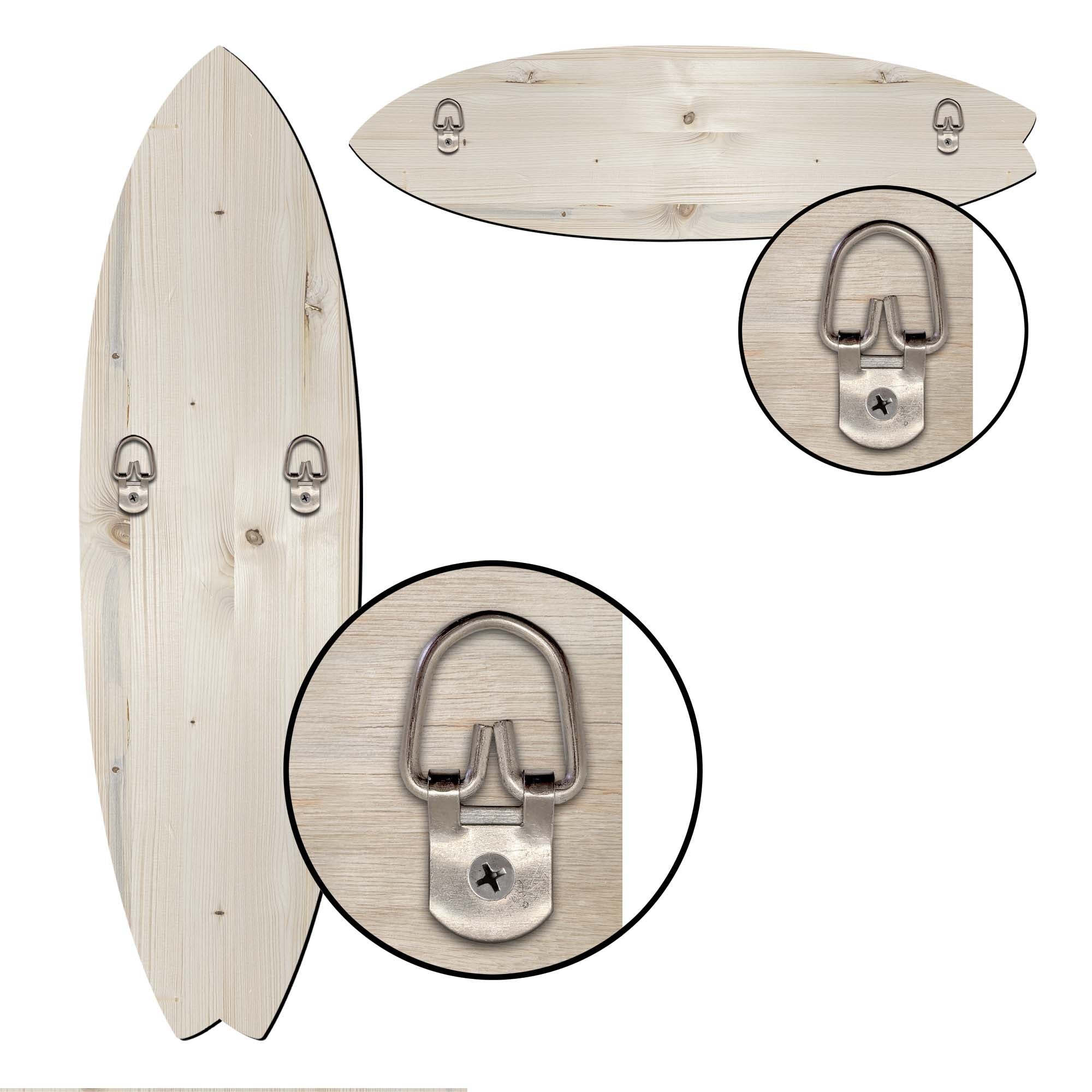 Surf Van at the Beach Surfboard Coastal Wall Art by G. DeBrekht - Coastal Holiday Decor - 8490120-2HS - Che Cose Belle