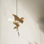 Surya Bird Engraved Brass Suncatcher - Che Cose Belle