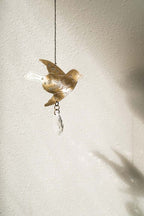 Surya Bird Engraved Brass Suncatcher - Che Cose Belle