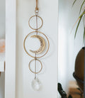 Surya Crescent Moon Brass Suncatcher - Che Cose Belle