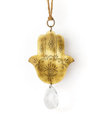 Surya Hamsa Engraved Brass Suncatcher - Che Cose Belle