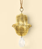 Surya Hamsa Engraved Brass Suncatcher - Che Cose Belle