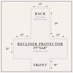 Reversible Floral Patchwork Furniture Protector - Maribel Collection