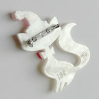 Swanky Pinkmas Kitty Brooch by Miss Fluff x Lipstick & Chrome - Che Cose Belle