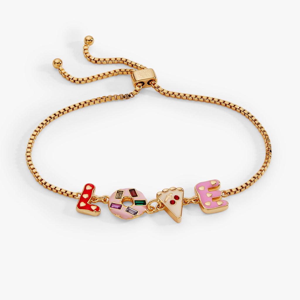 Sweet Shop 'Love' Adjustable Bolo Bracelet - Che Cose Belle