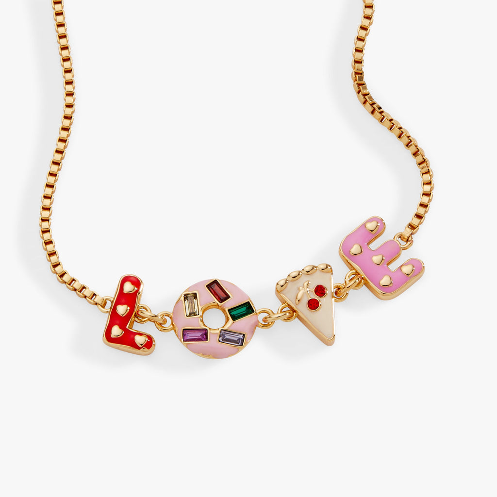 Sweet Shop 'Love' Adjustable Bolo Bracelet - Che Cose Belle