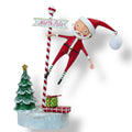 Swinging into Christmas Santa Figurine by Lori Mitchell - Che Cose Belle