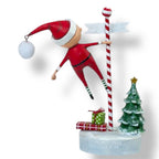 Swinging into Christmas Santa Figurine by Lori Mitchell - Che Cose Belle