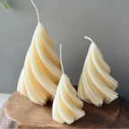 Swirling Christmas Tree Candles - Che Cose Belle
