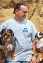 T-shirt: Dog Dad (Grey) - Che Cose Belle