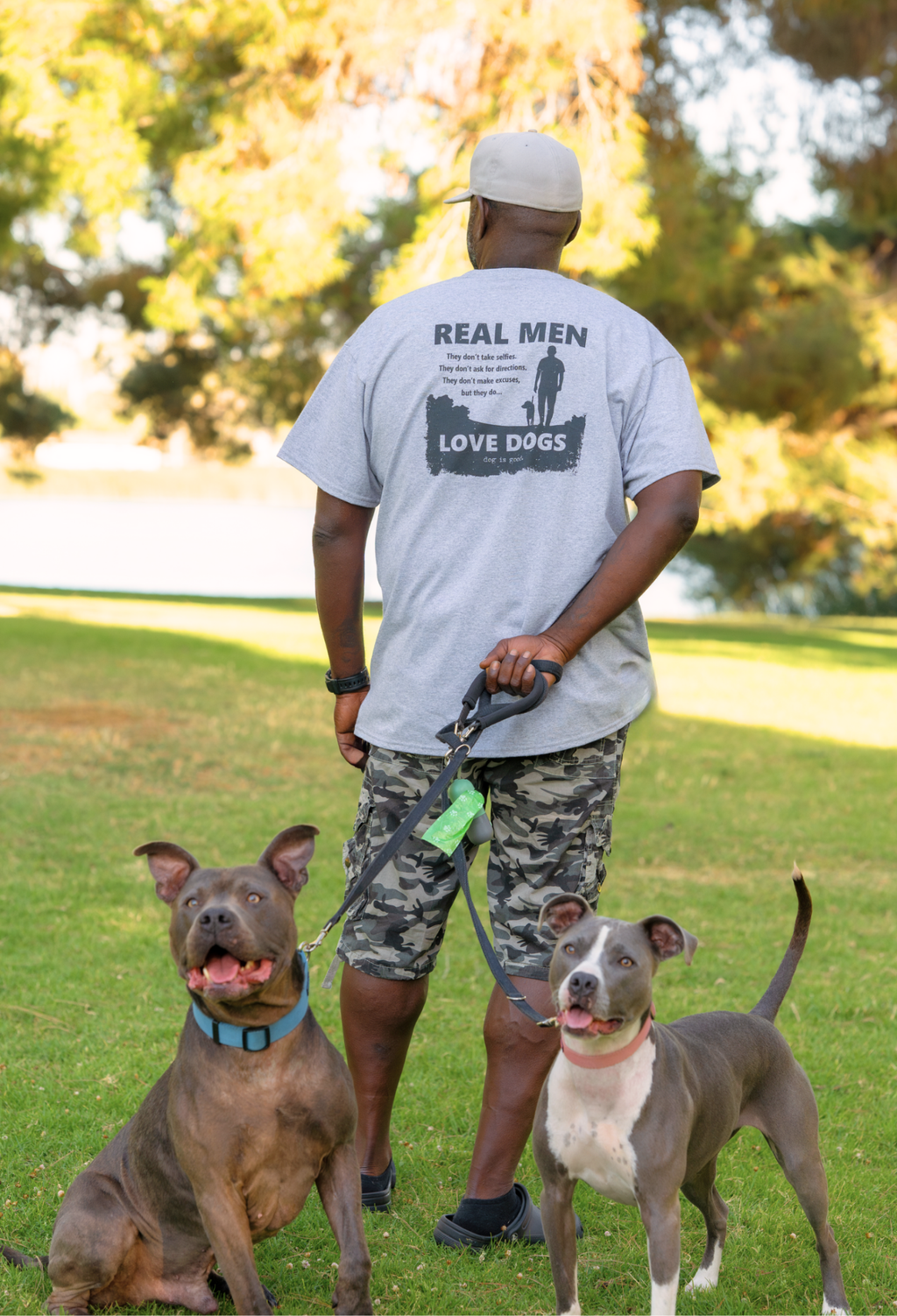 T-shirt: Real Men Love Dogs - Che Cose Belle